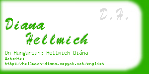 diana hellmich business card